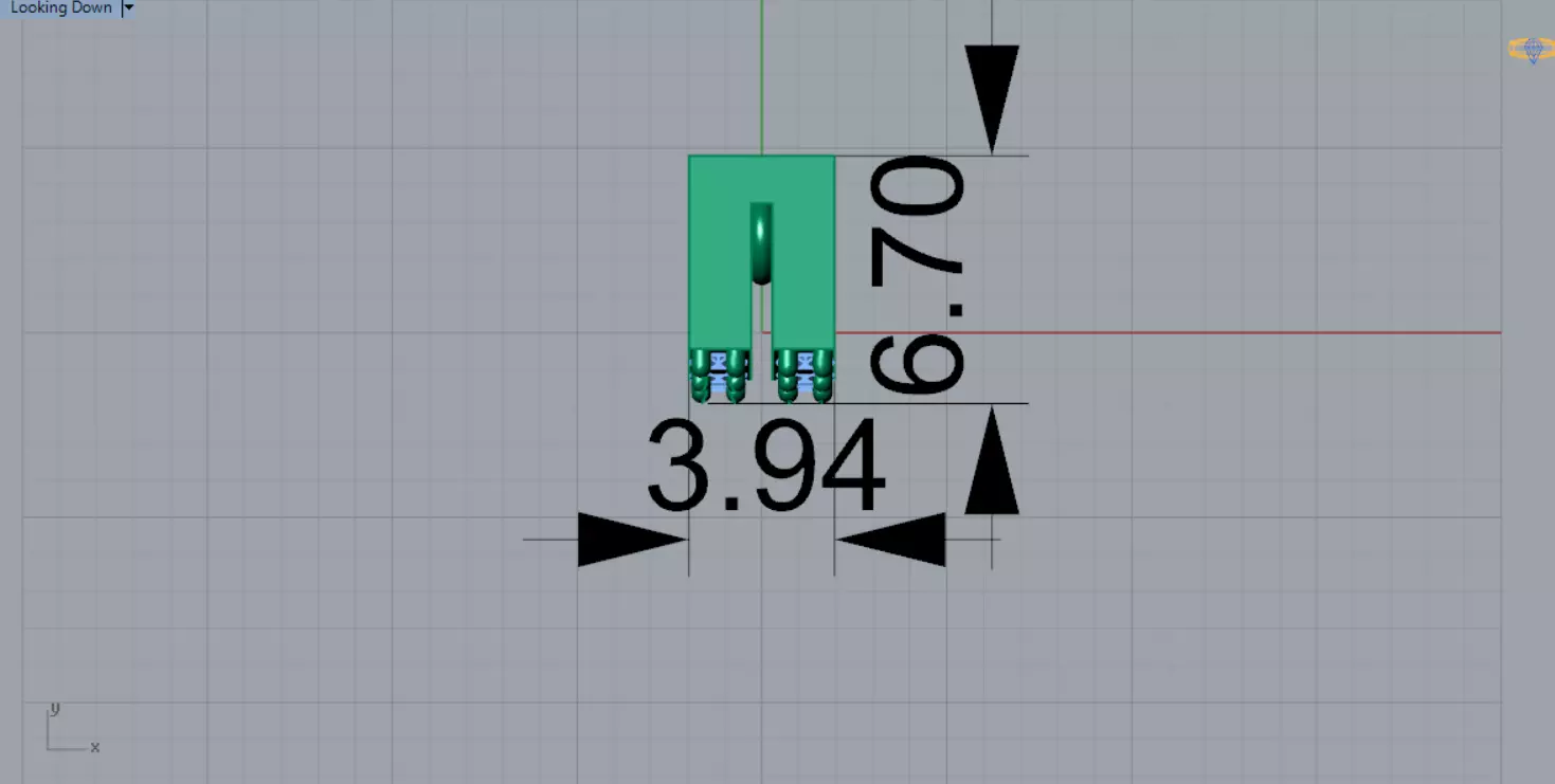 small gold bail pendant jewelry gl0014 3D print model_11