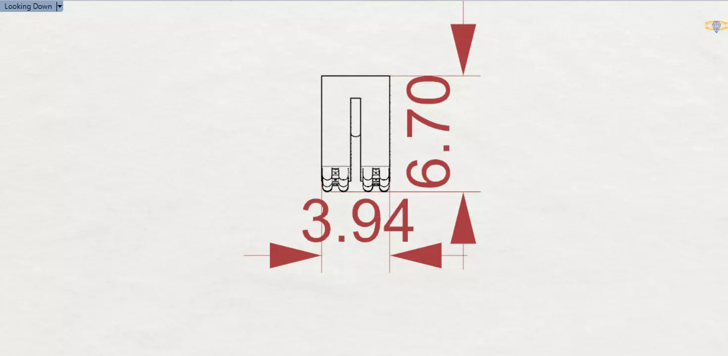 small gold bail pendant jewelry gl0014 3D print model_23