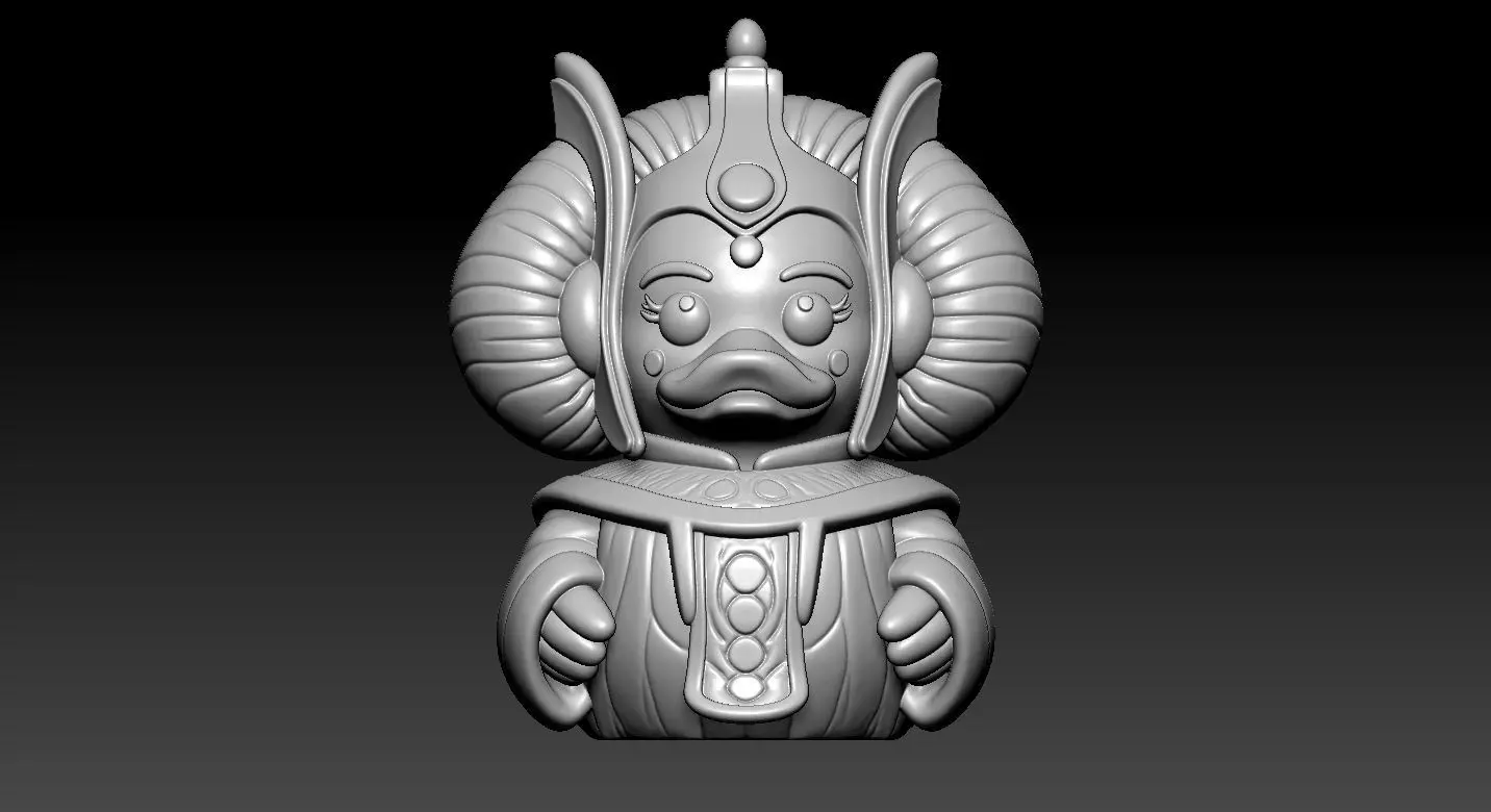 Rubber Duck - Padme Amidala Star Wars - 3d print 3D print model_1