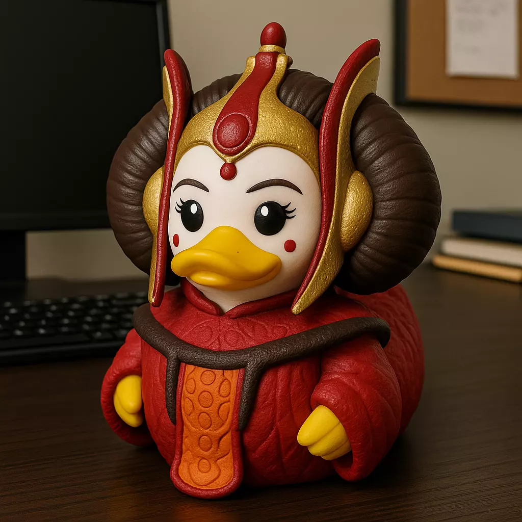 Rubber Duck - Padme Amidala Star Wars - 3d print 3D print model_0