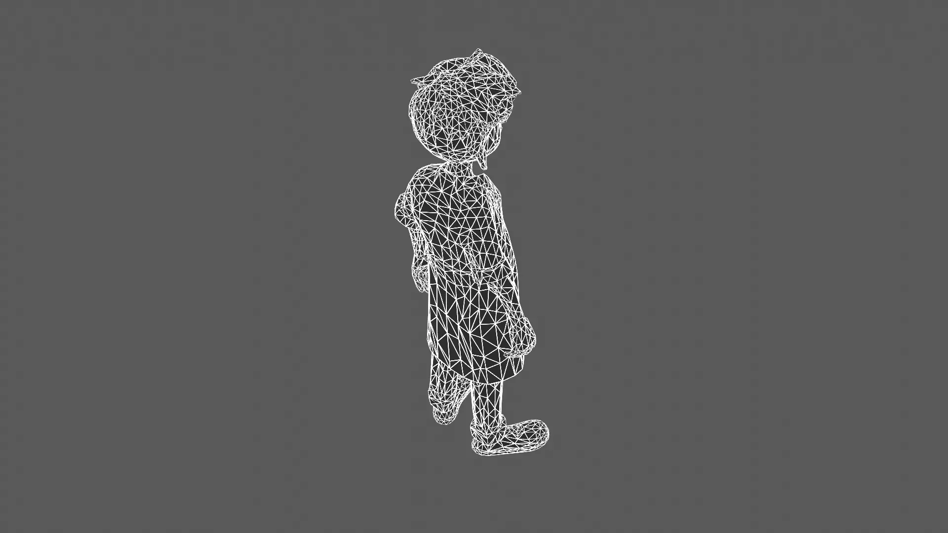 Stylized Young Male Barista 3D Model 3D model_9