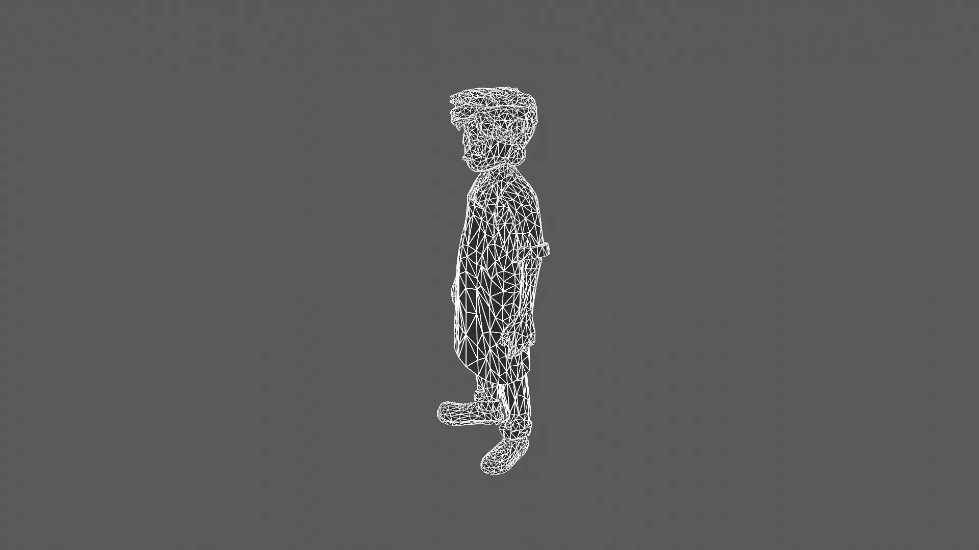 Stylized Young Male Barista 3D Model 3D model_7