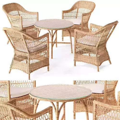 Charlot Chair and Victoria Table