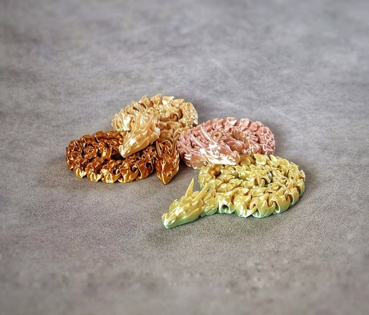 Articulated Dragon Chain 3D print model_5