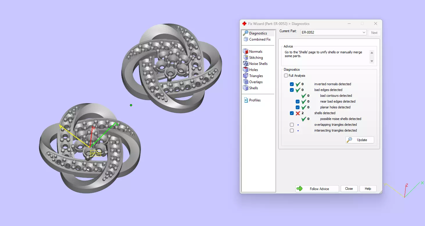 Flower With Stylish Twisted Diamond Stud Earring 3D print model_13