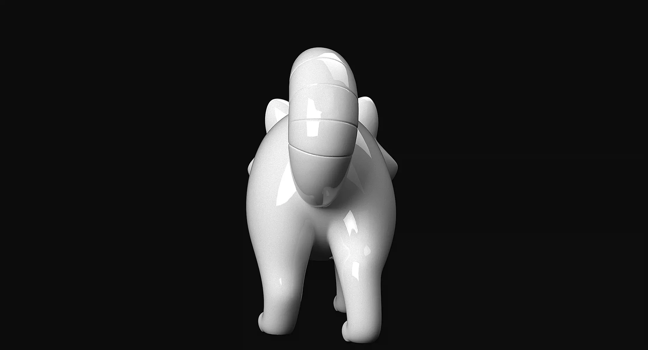 Raccoon 3D print model_4