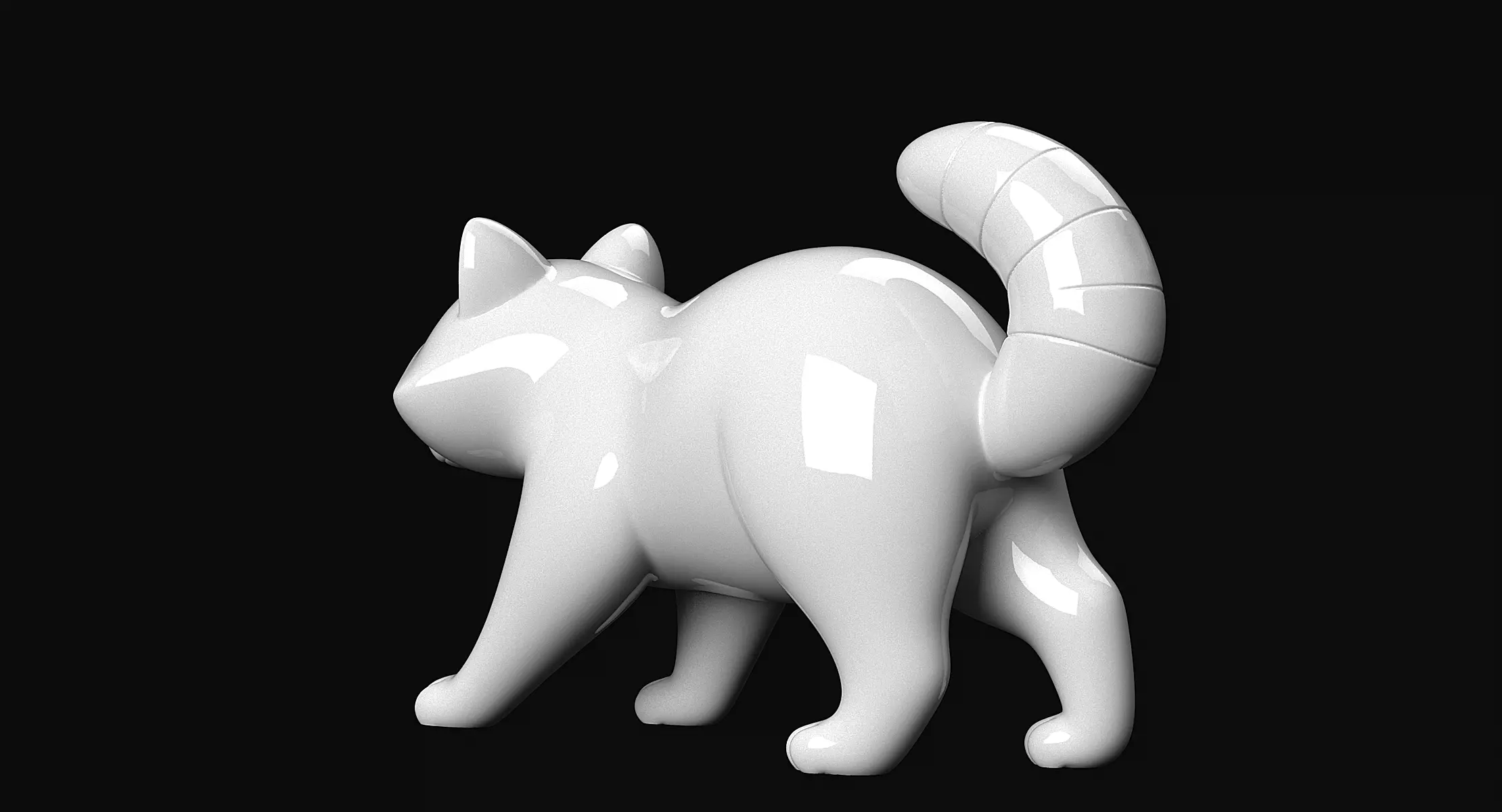Raccoon 3D print model_5