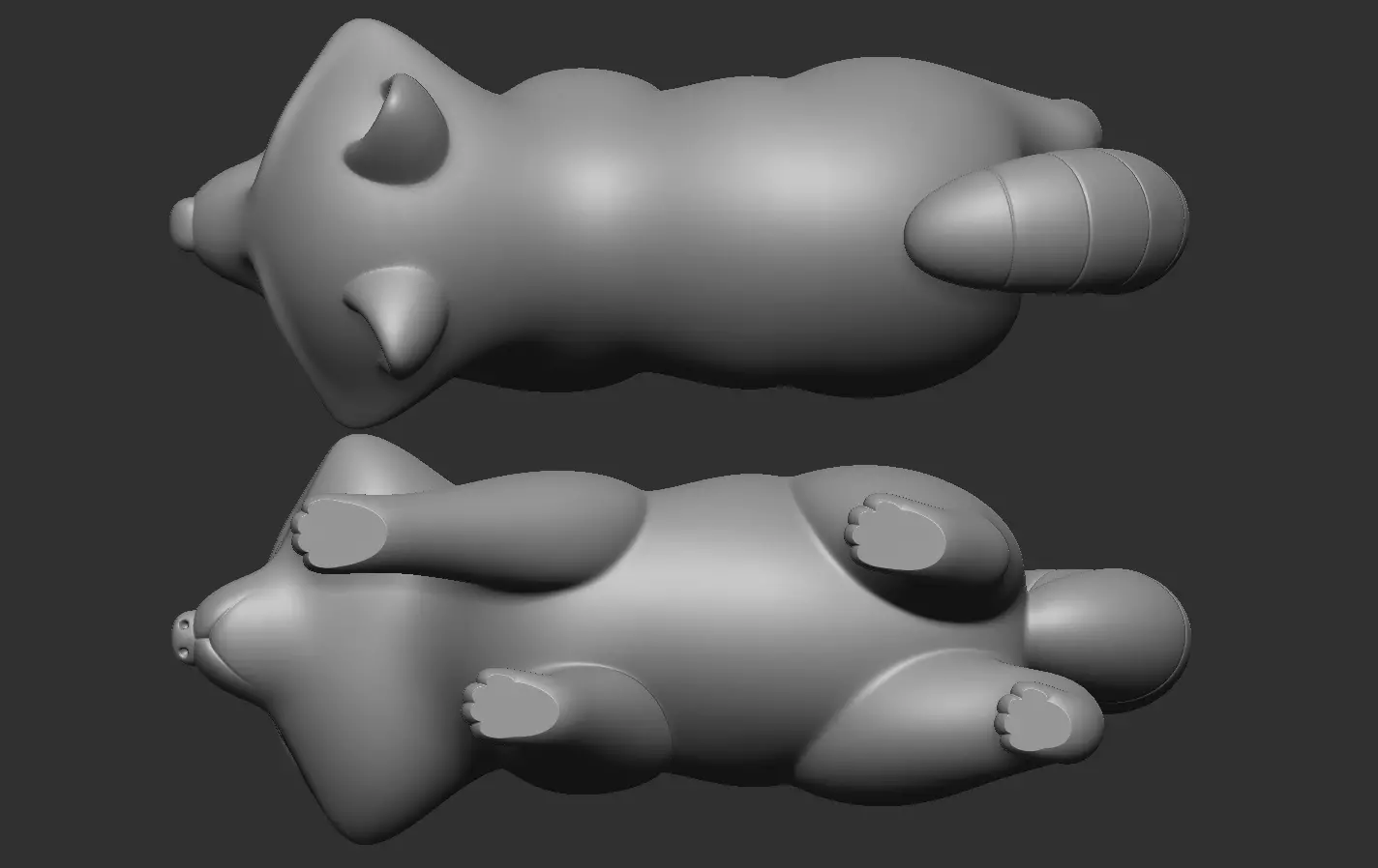 Raccoon 3D print model_16