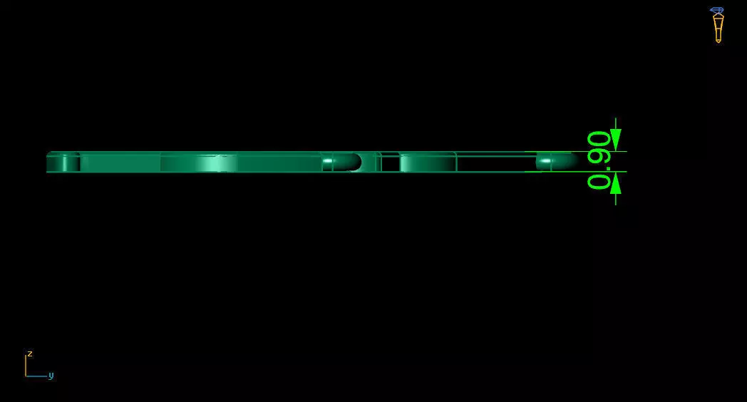 Wine Pendant 3D print model_2