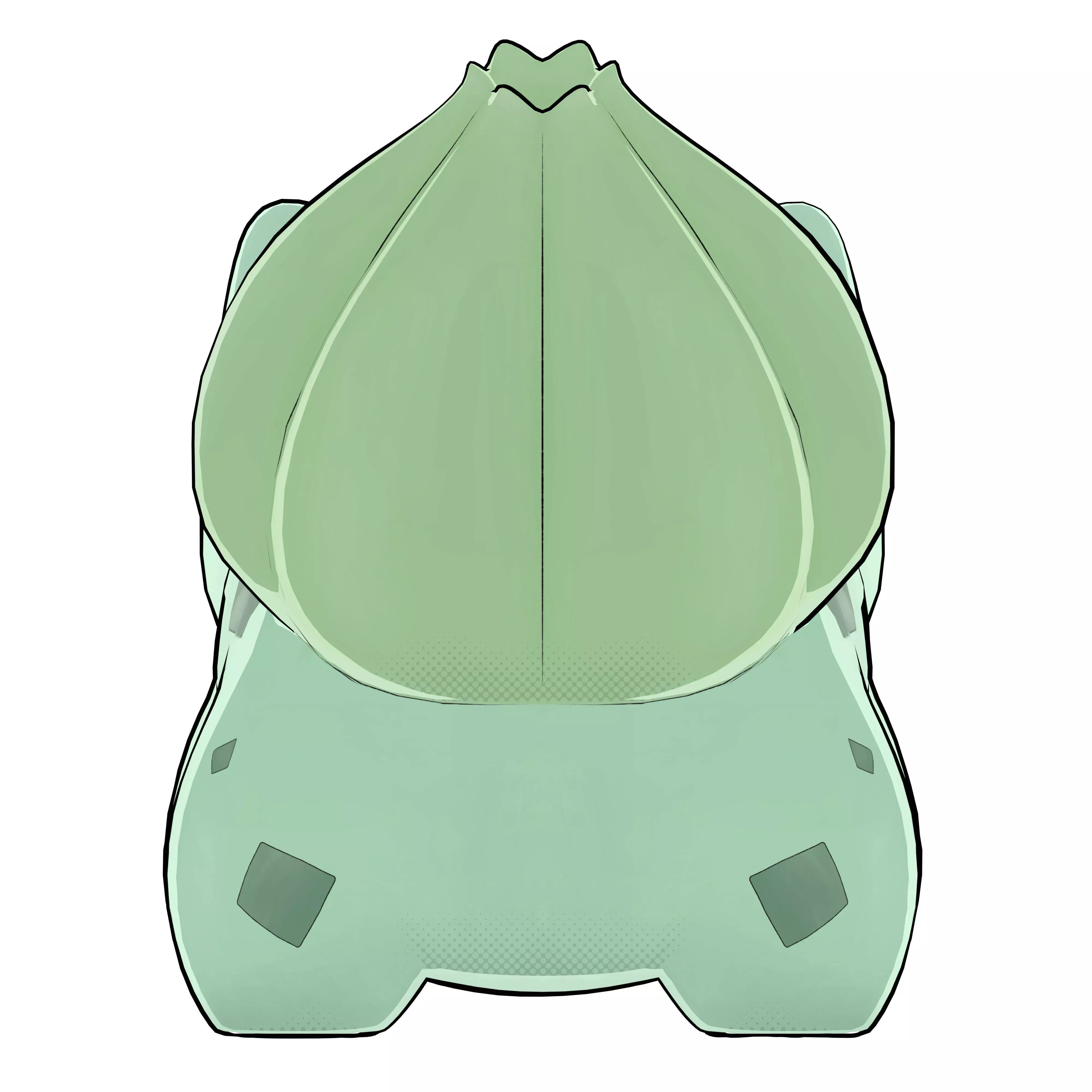 Bulbasaur Low-poly 3D model_2