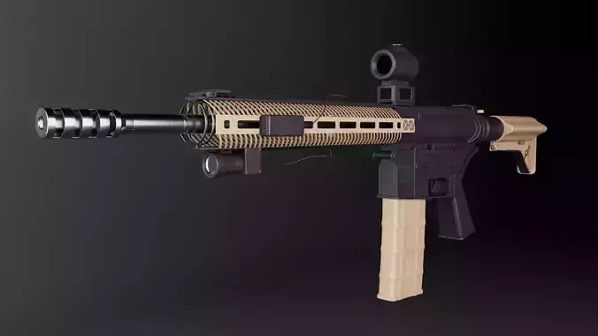 m4 tactical war rifle