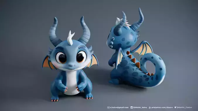 Baby Dragon - 3D Print