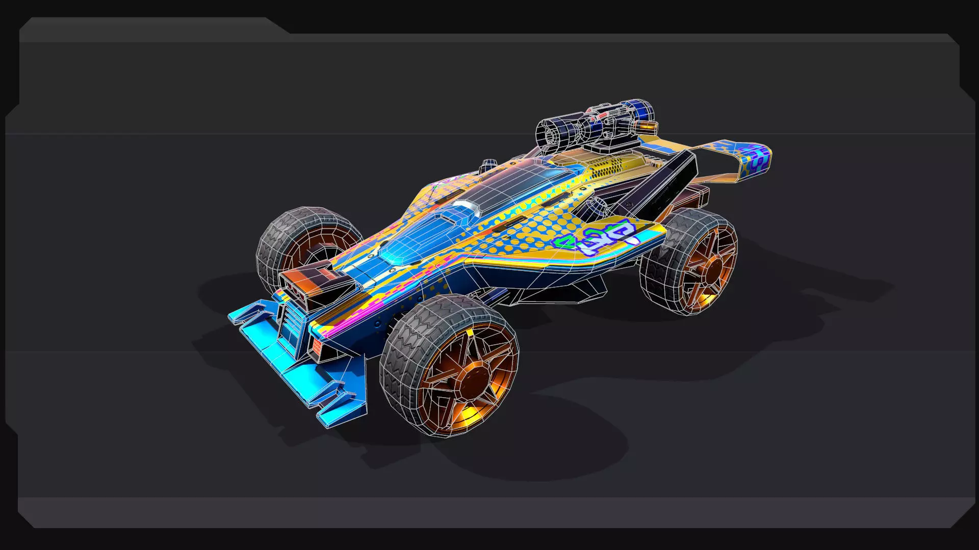 TECNO ROADS - RAPTOR Low-poly 3D model_8