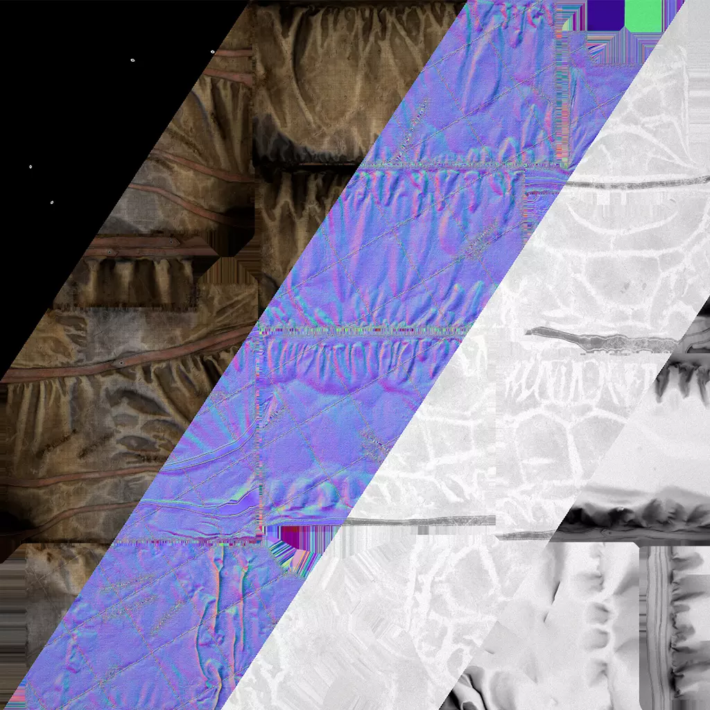 Wooden Dummy Medieval Training Camp Environment Low-poly 3D model_36