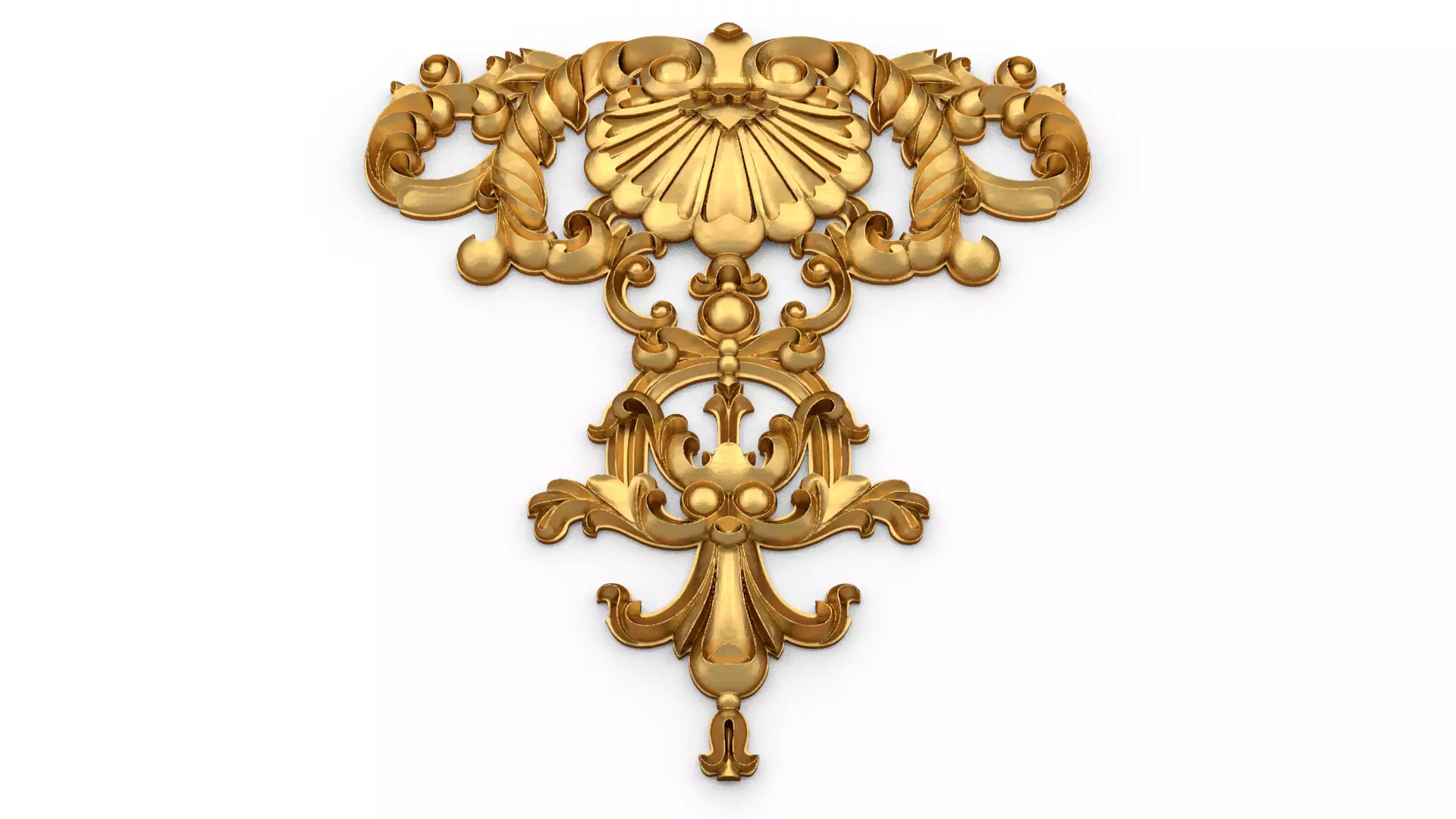 carved classic decorative ornament cnc 3d printing stl 16 3D print model_4