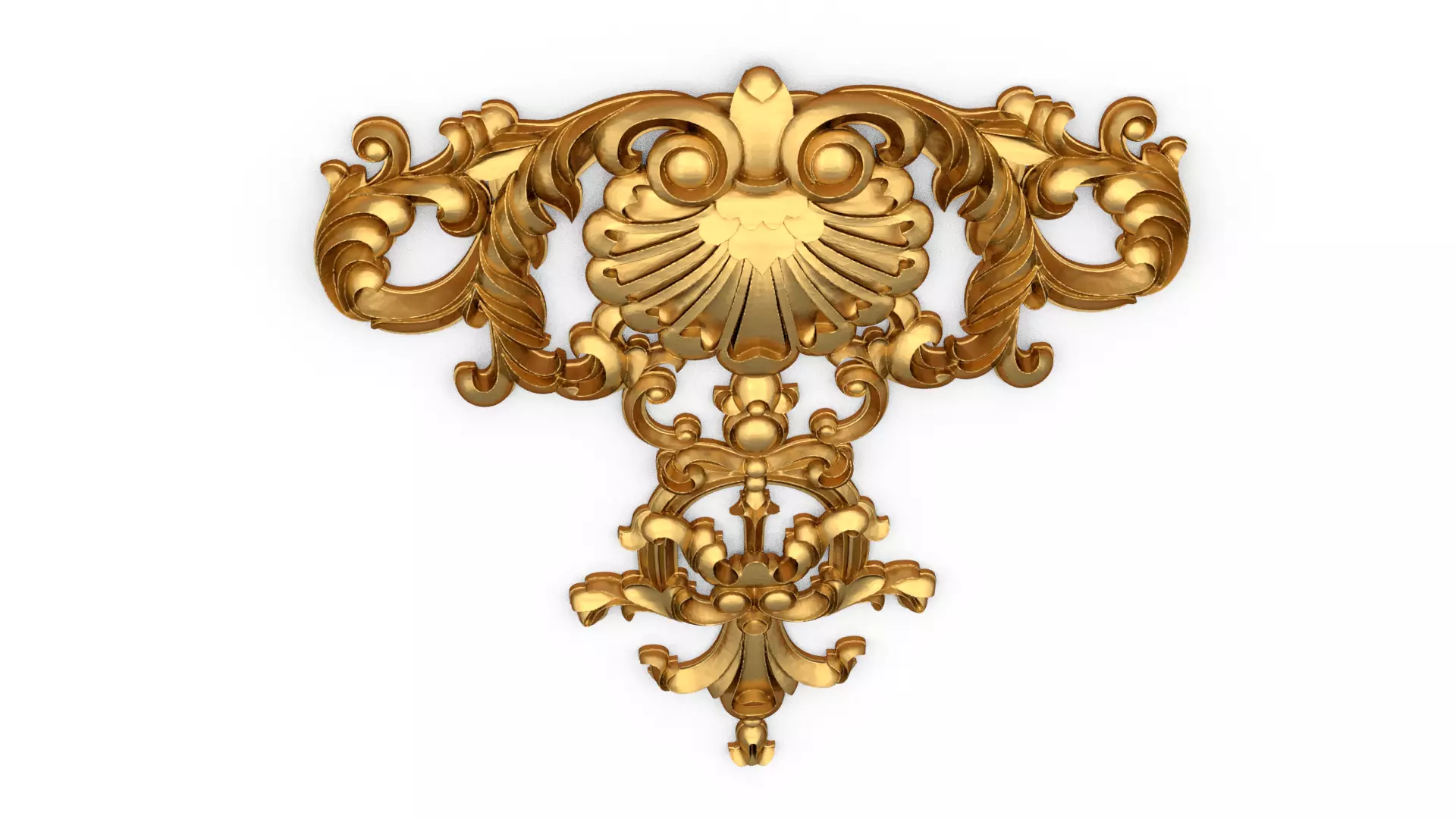 carved classic decorative ornament cnc 3d printing stl 16 3D print model_3