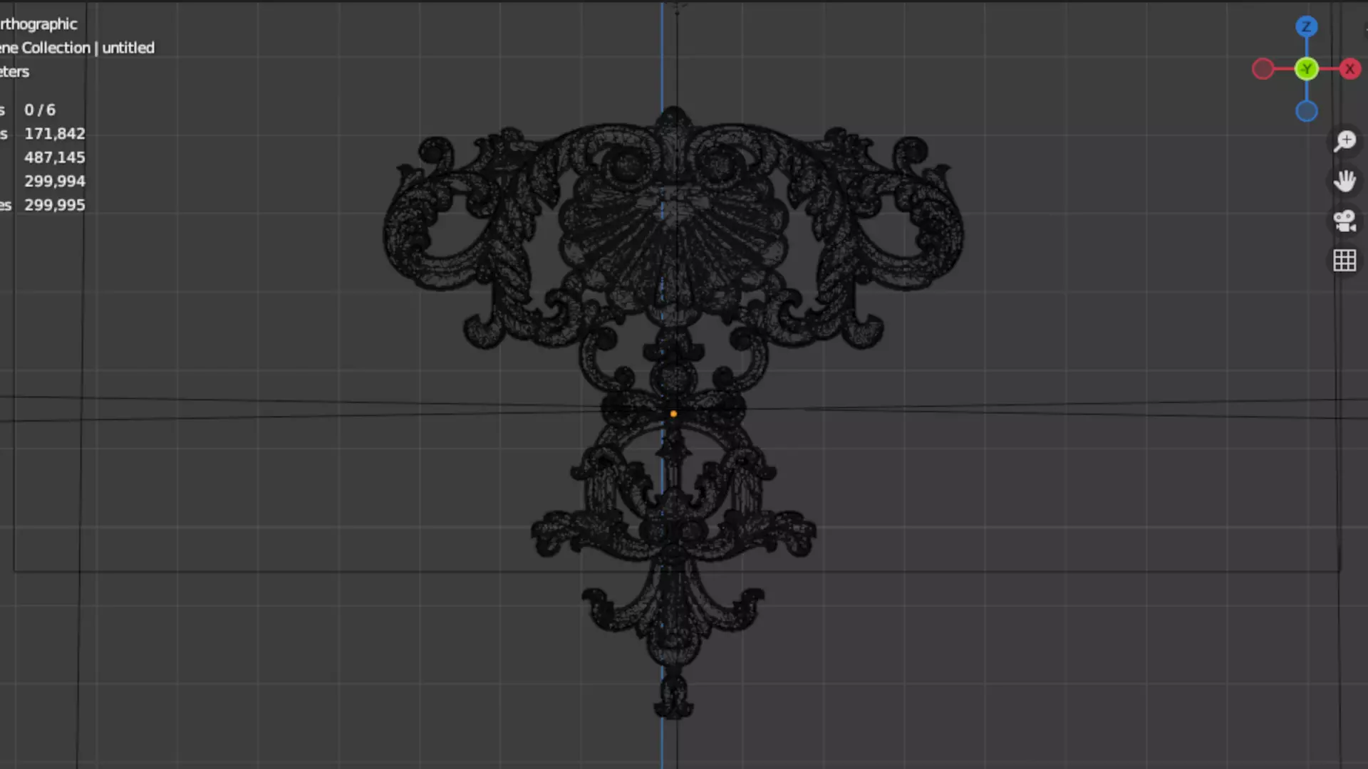 carved classic decorative ornament cnc 3d printing stl 16 3D print model_5