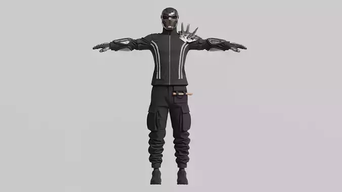 Sci-Fi Character 3D model Sci-Fi Character 3D model