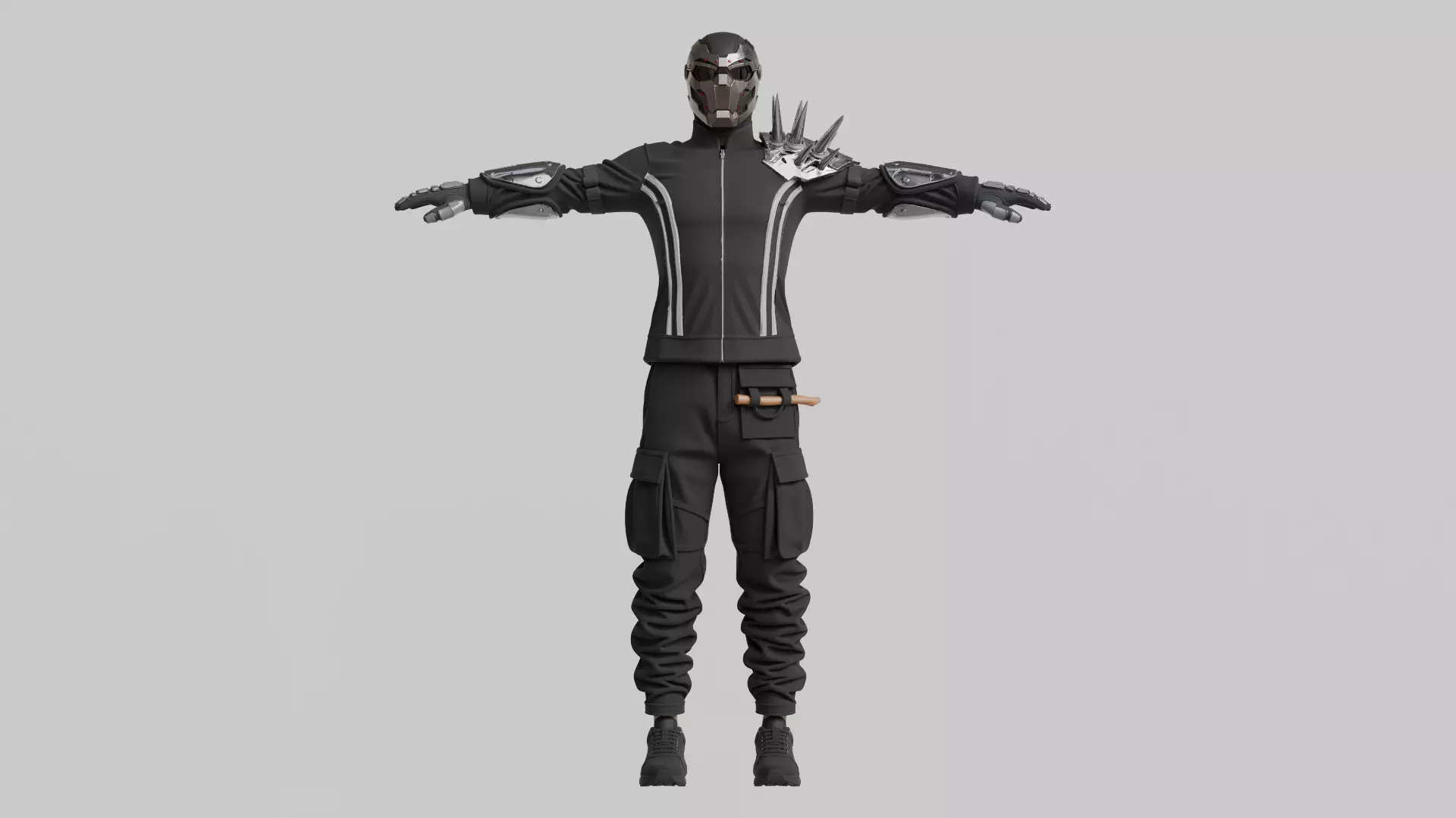 Sci-Fi Character 3D model_0