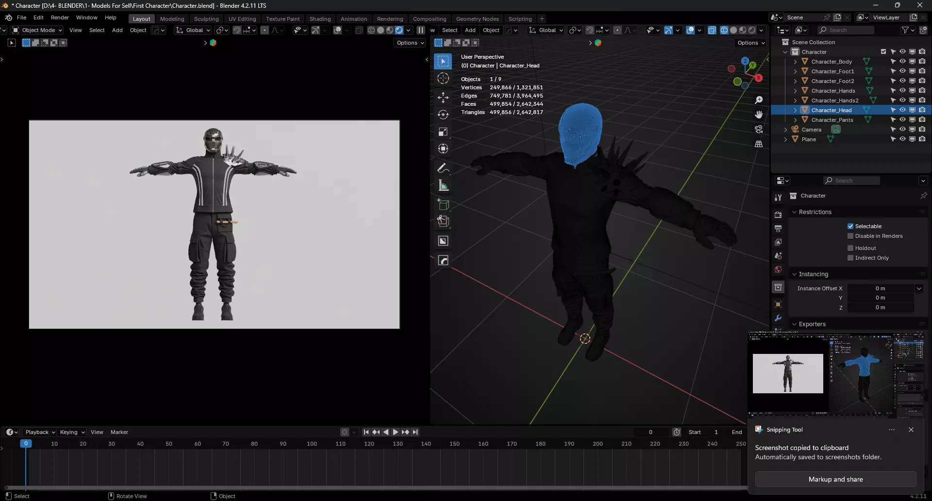 Sci-Fi Character 3D model_5