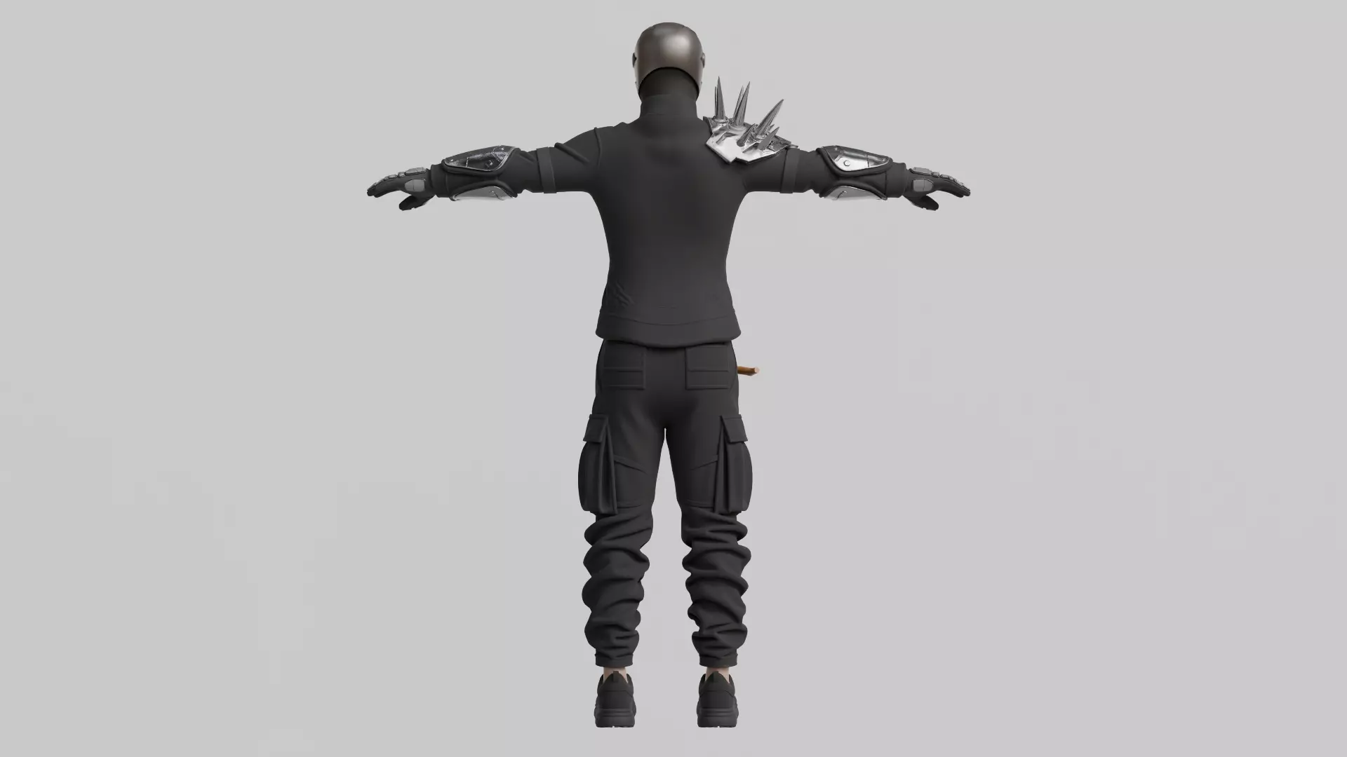 Sci-Fi Character 3D model_1
