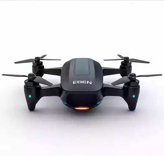 Modern Sci Fi Drone Low-poly 3D model