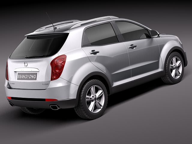 SsangYong Korando 2011 3D model_4