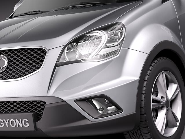 SsangYong Korando 2011 3D model_2