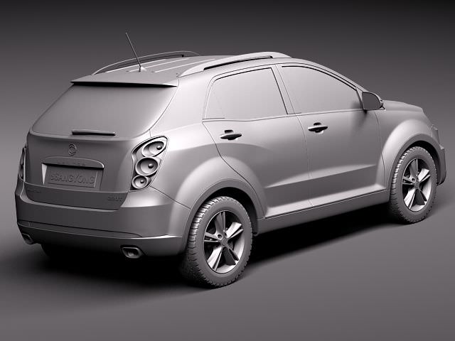 SsangYong Korando 2011 3D model_11