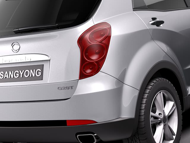 SsangYong Korando 2011 3D model_5