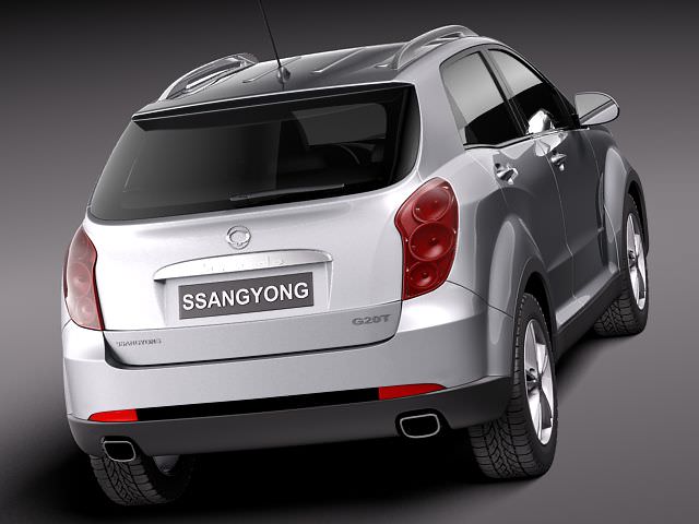 SsangYong Korando 2011 3D model_3