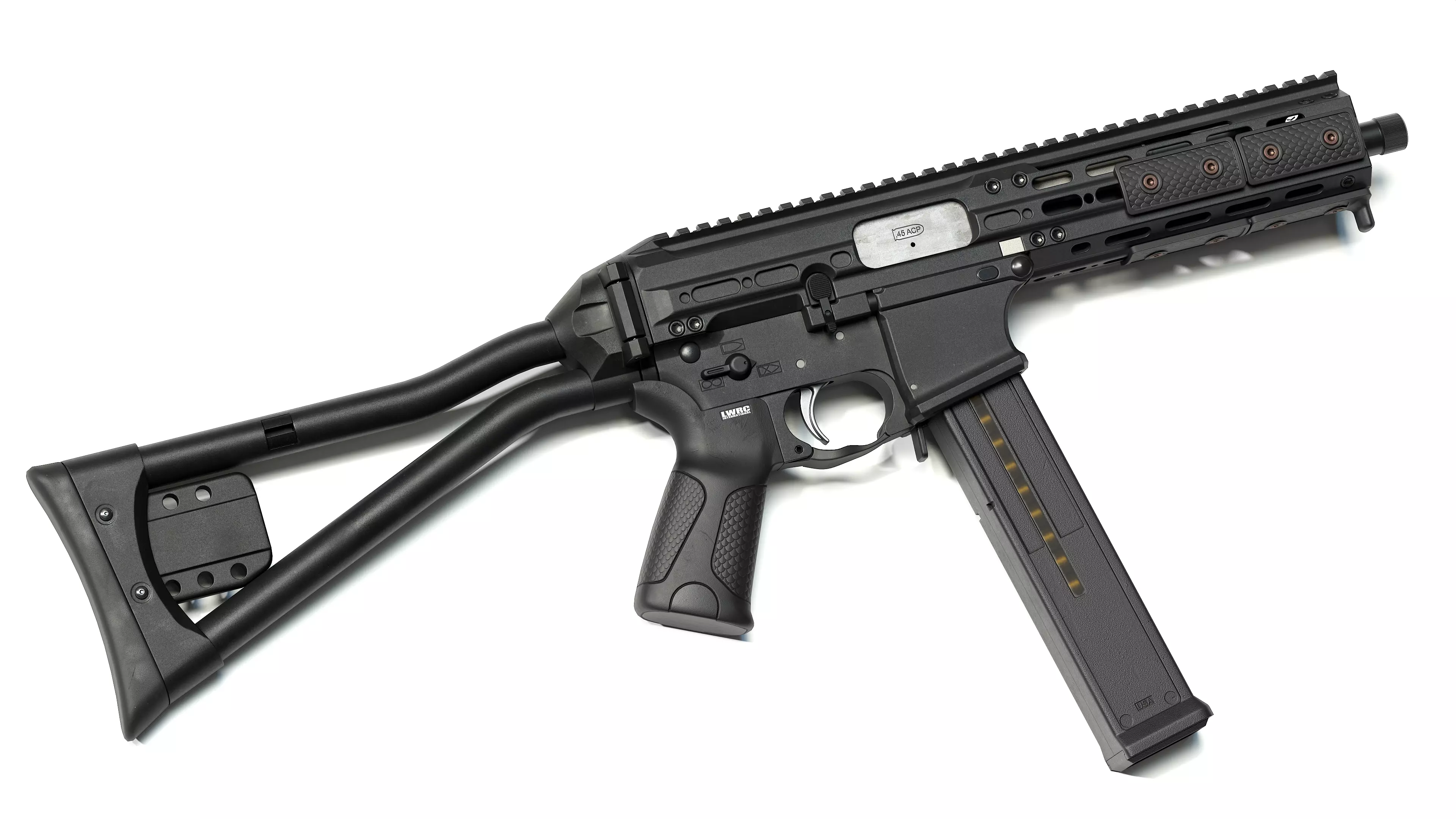 LWRC SMG-45 Low-poly 3D model