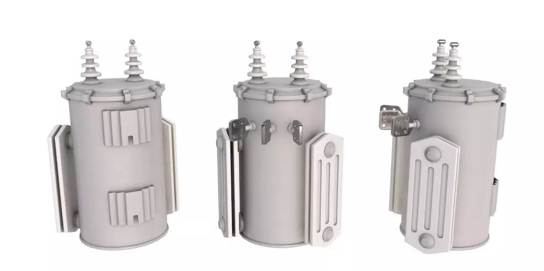 Electric Pole Transformer 3D model
