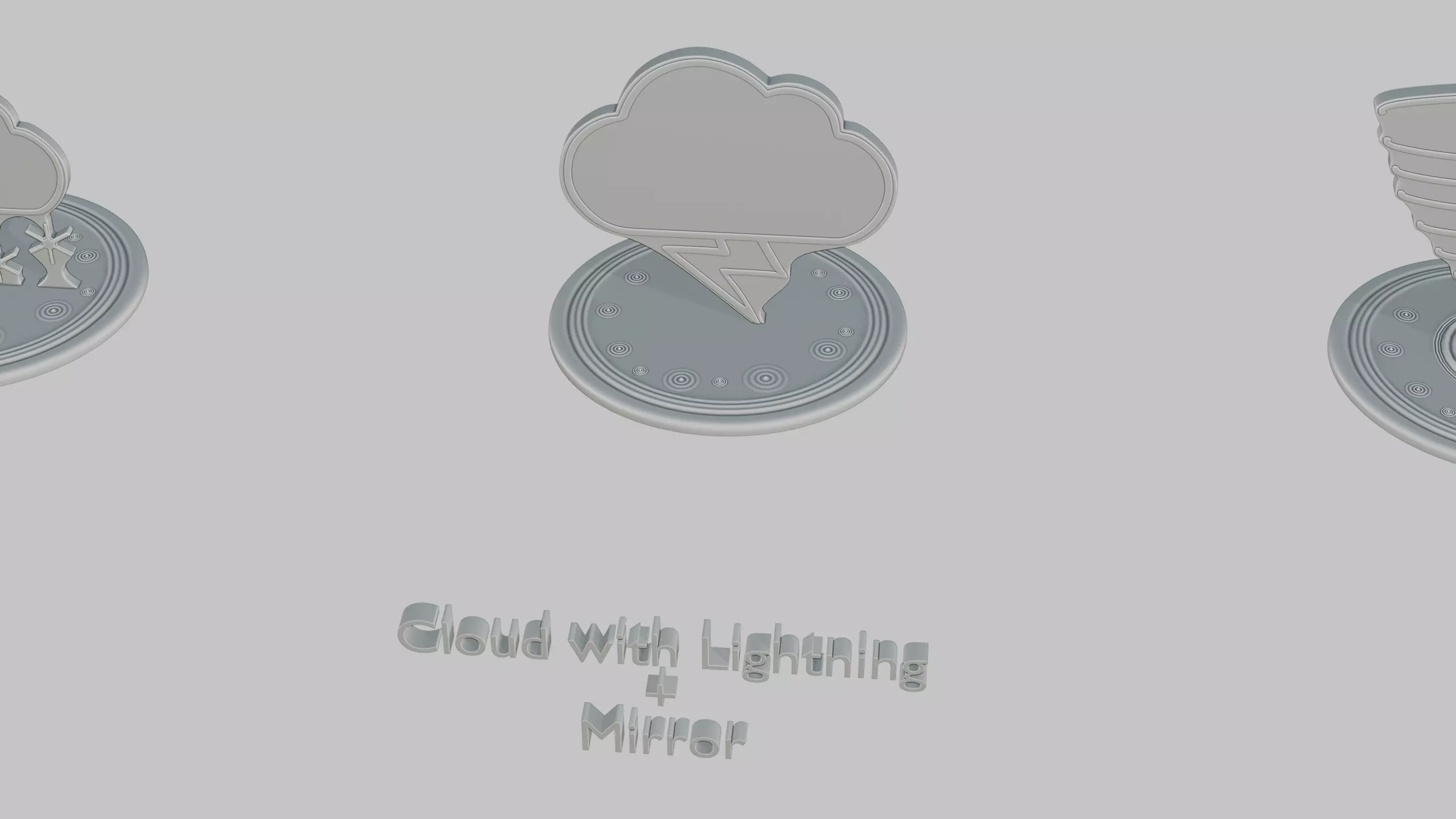 Emoji Statues Weather Full Collection 3D print model_16