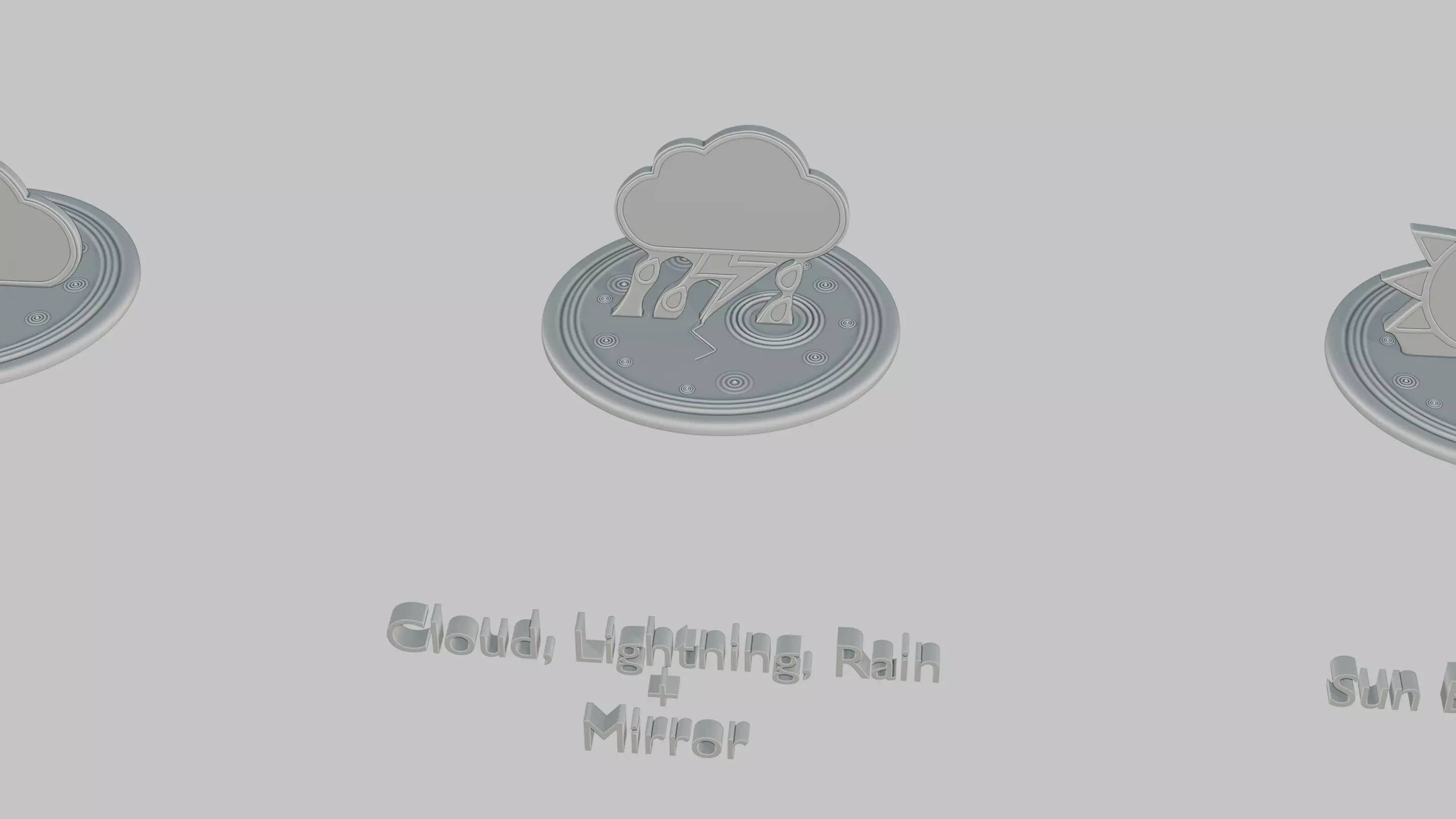 Emoji Statues Weather Full Collection 3D print model_3