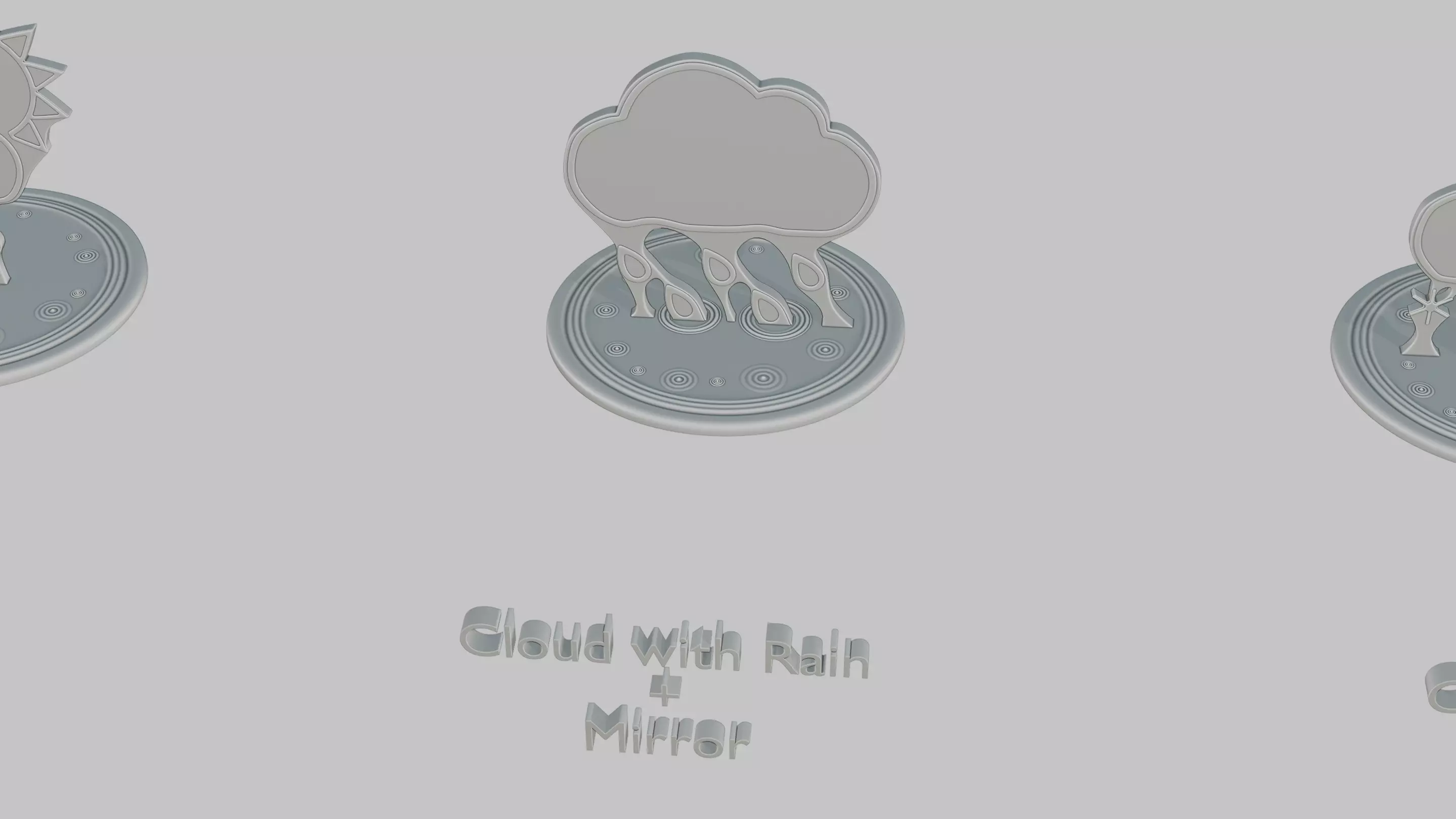 Emoji Statues Weather Full Collection 3D print model_12