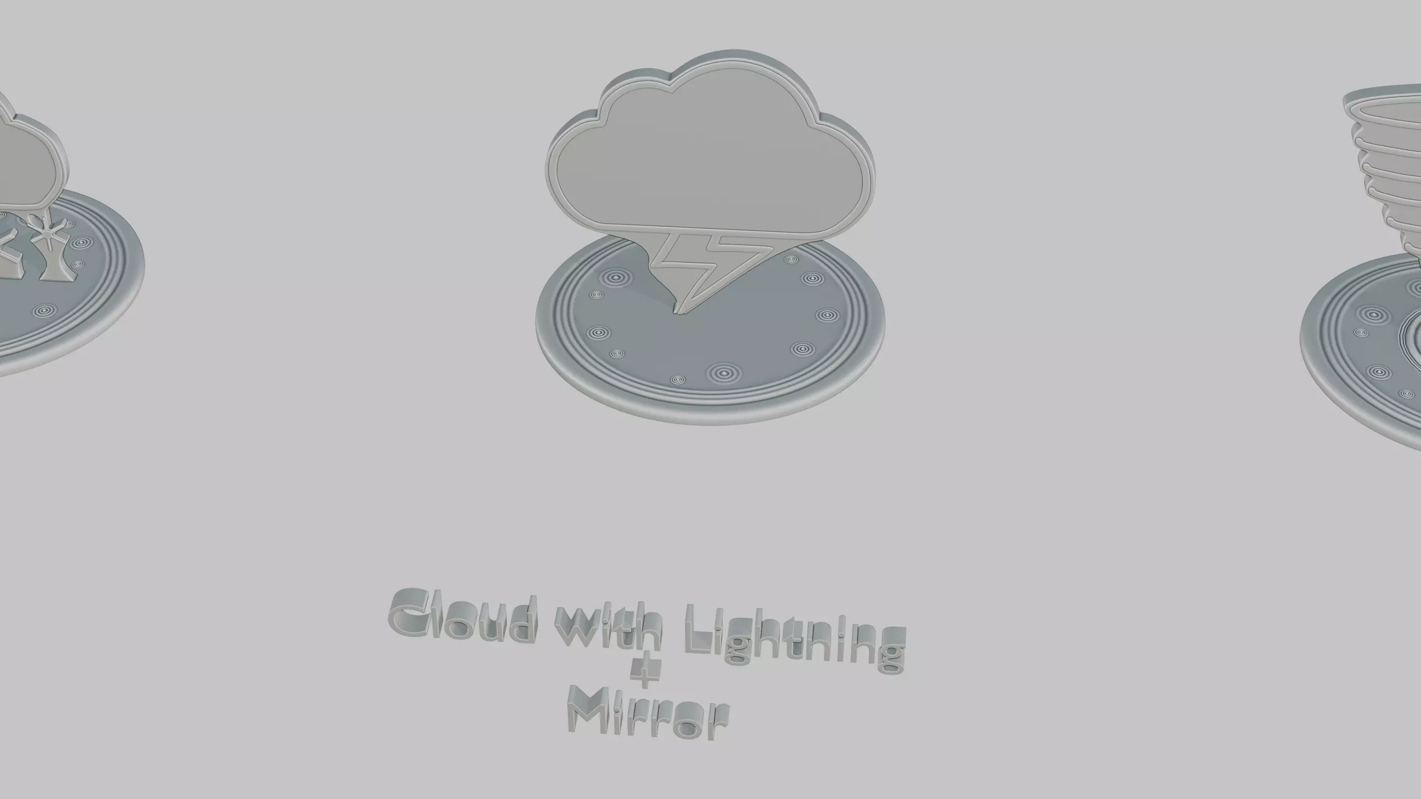 Emoji Statues Weather Full Collection 3D print model_15