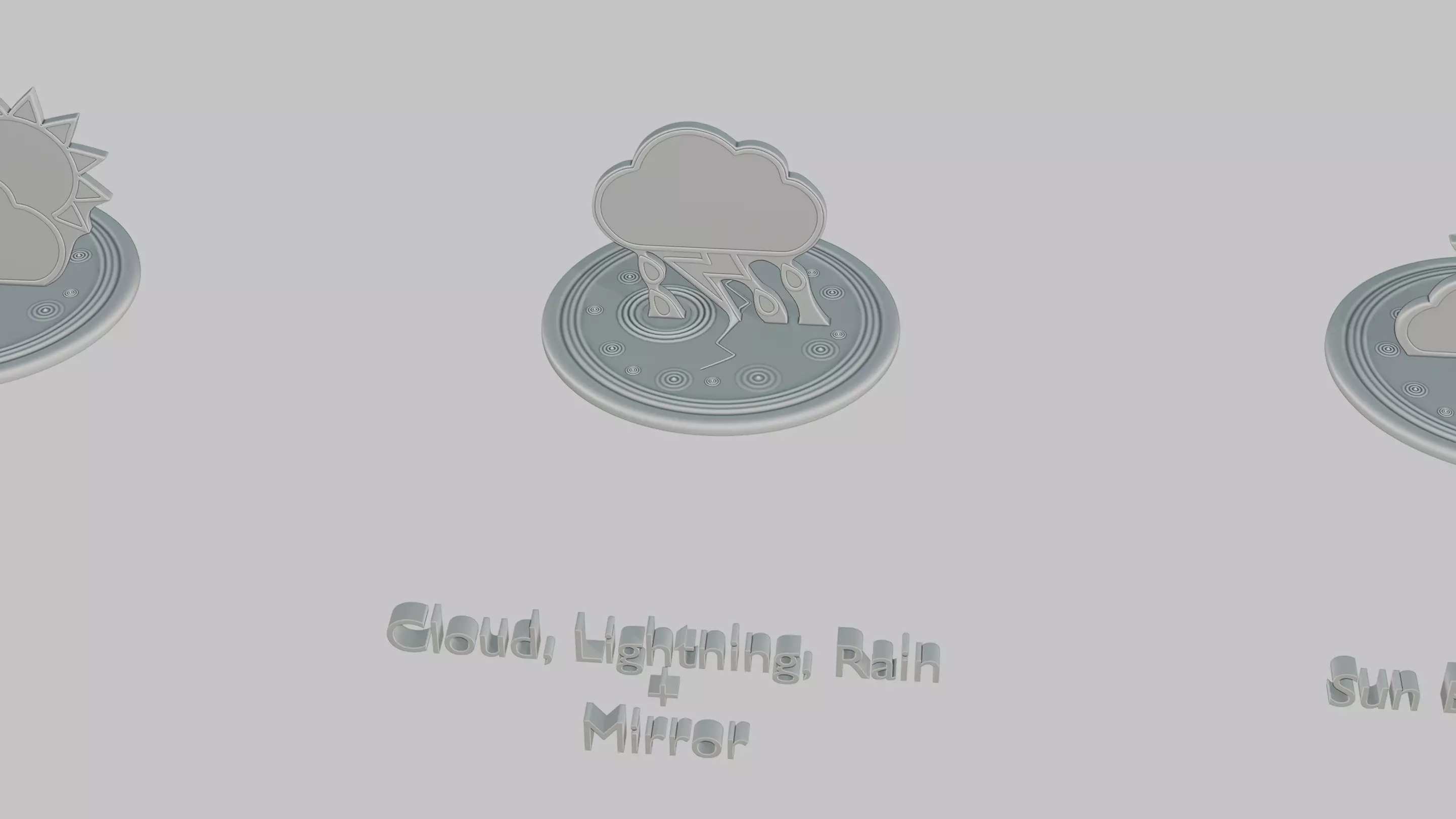 Emoji Statues Weather Full Collection 3D print model_4