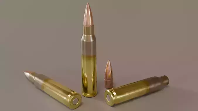 5-56 NATO Cartridge with M193 Bullet