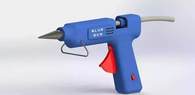 Glue Gun 3D print model