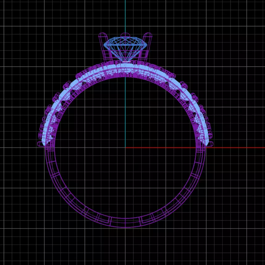 elegant-ring 3D print model_3