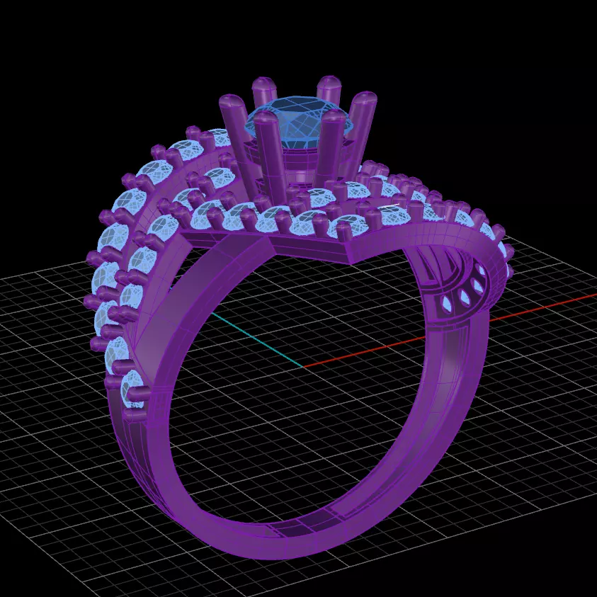 elegant-ring 3D print model_2