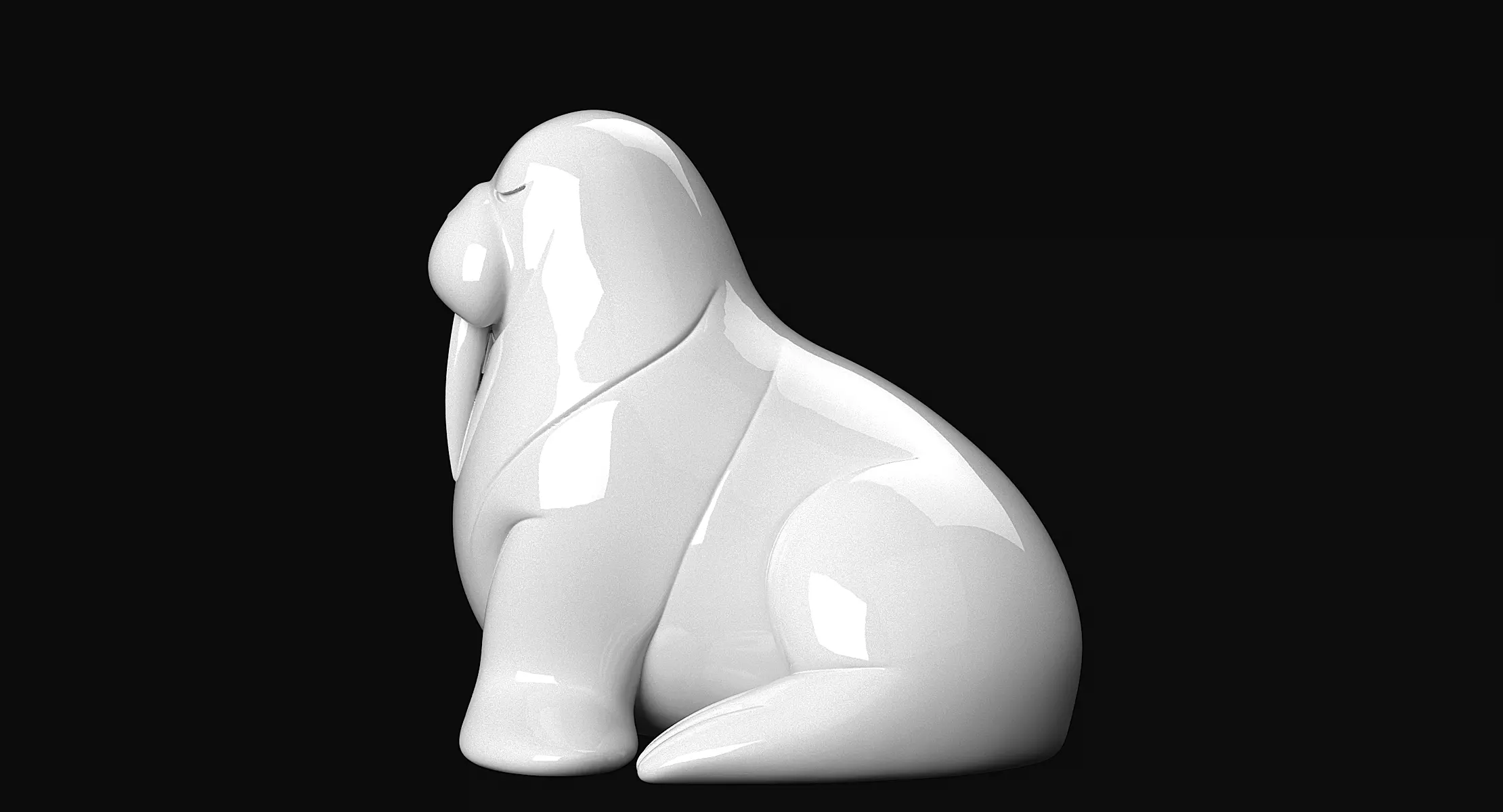 Walrus 3D print model_2