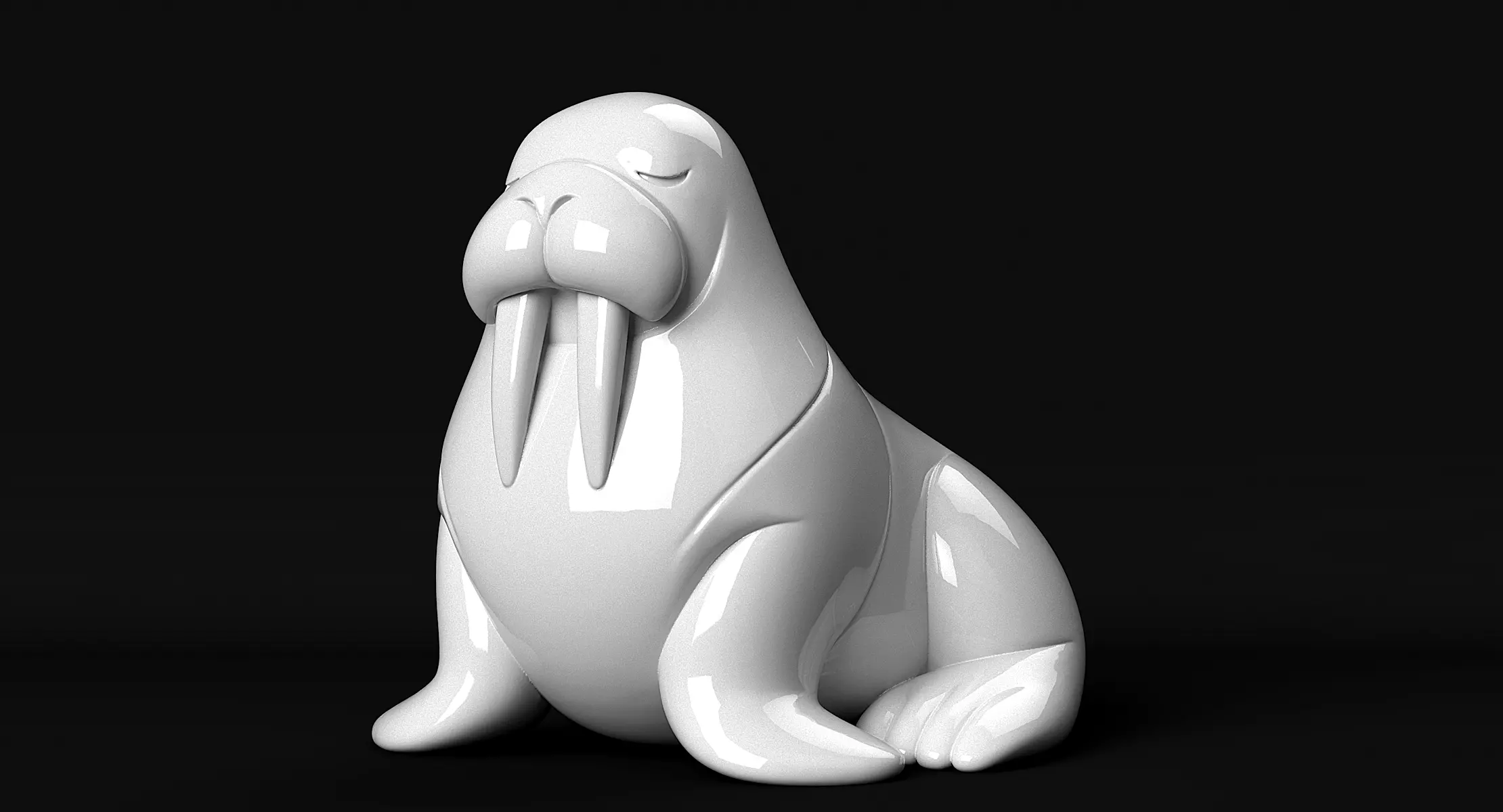 Walrus 3D print model_1