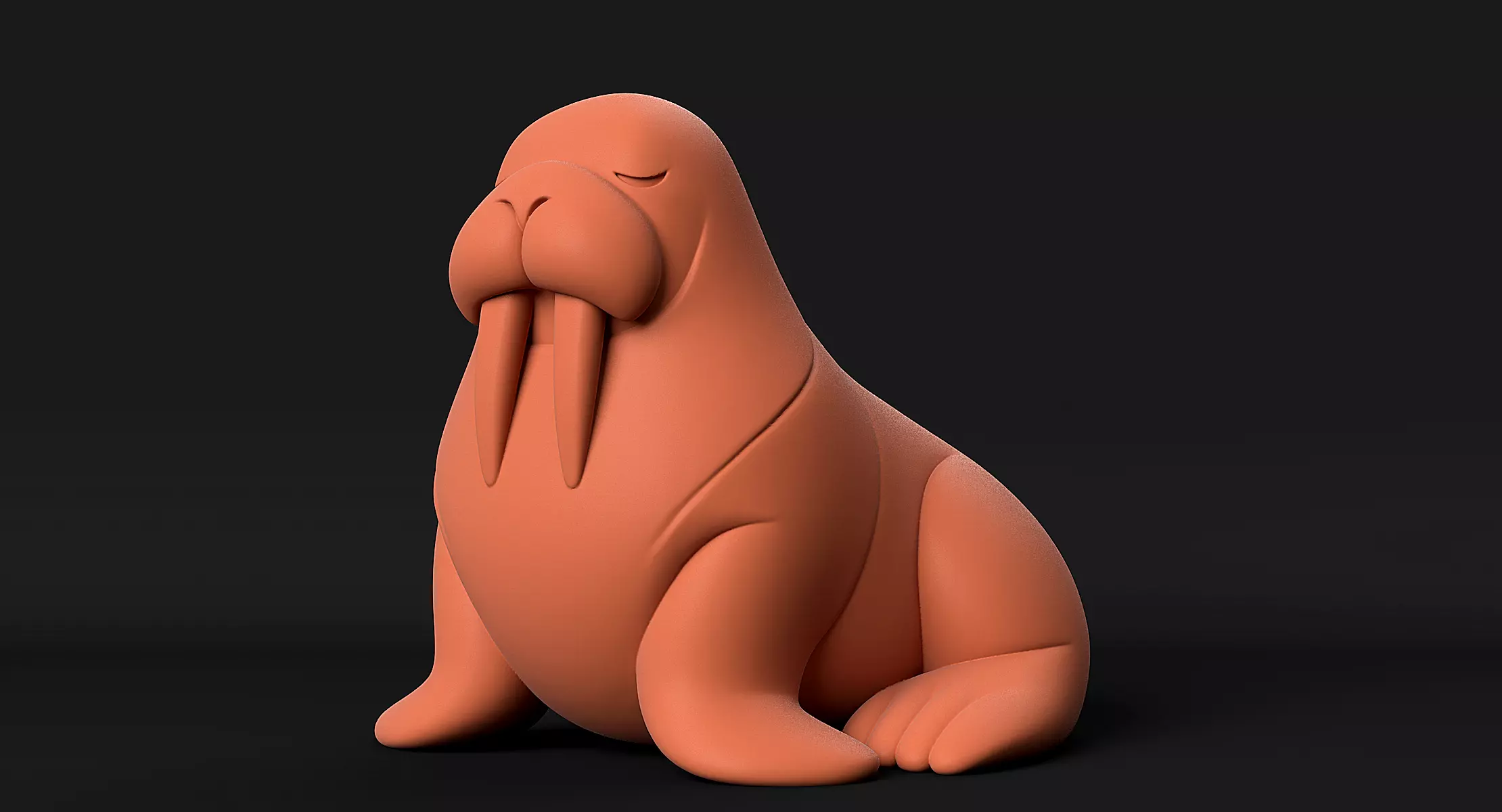 Walrus 3D print model_8