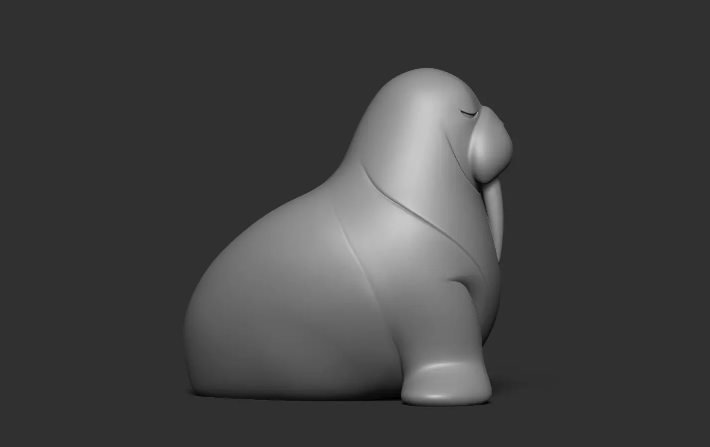 Walrus 3D print model_14