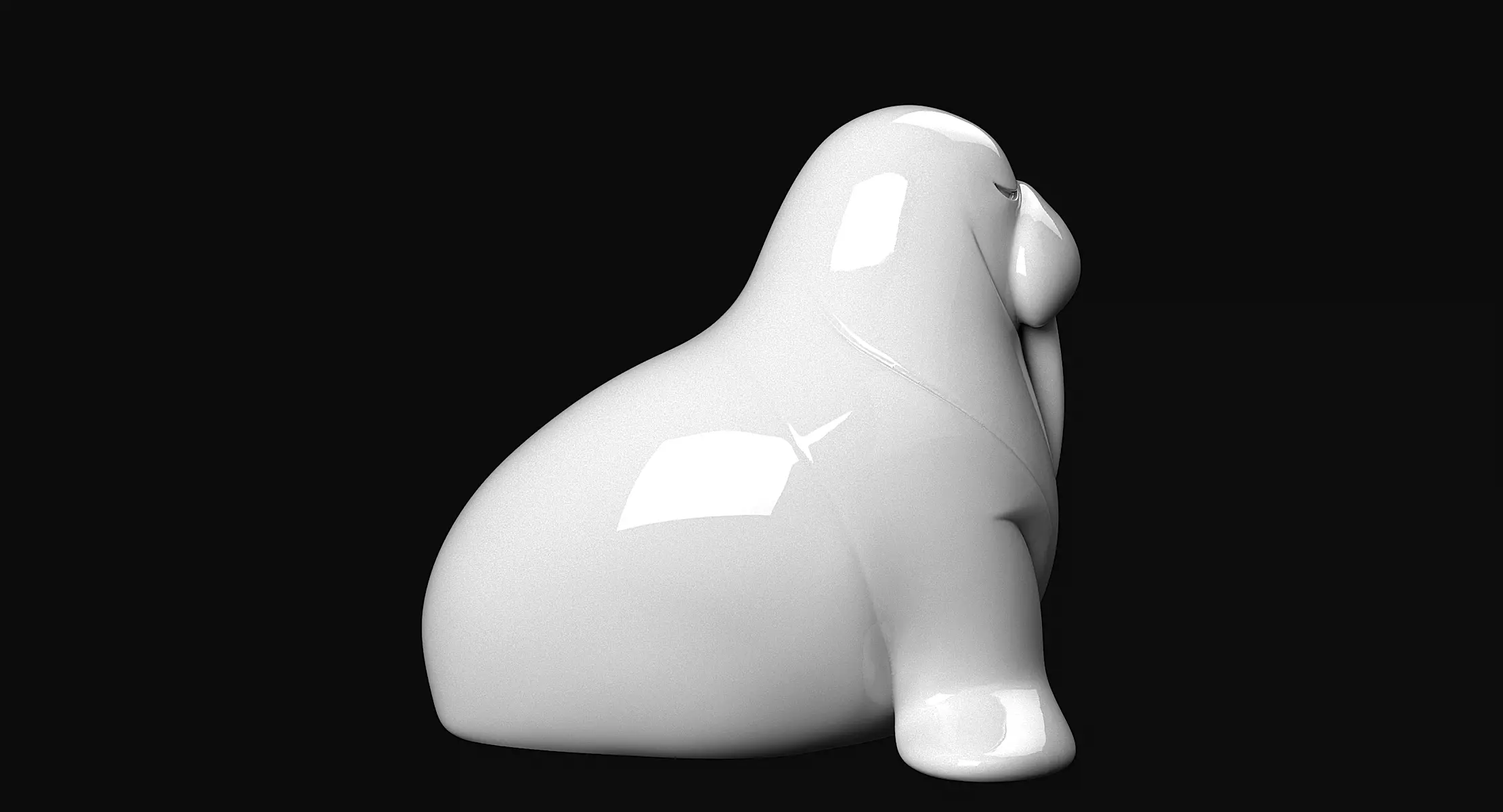 Walrus 3D print model_4