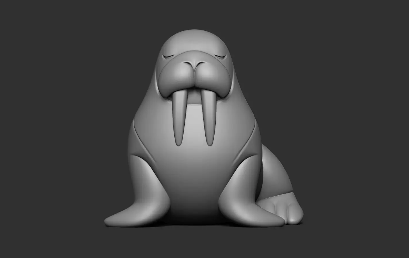 Walrus 3D print model_16