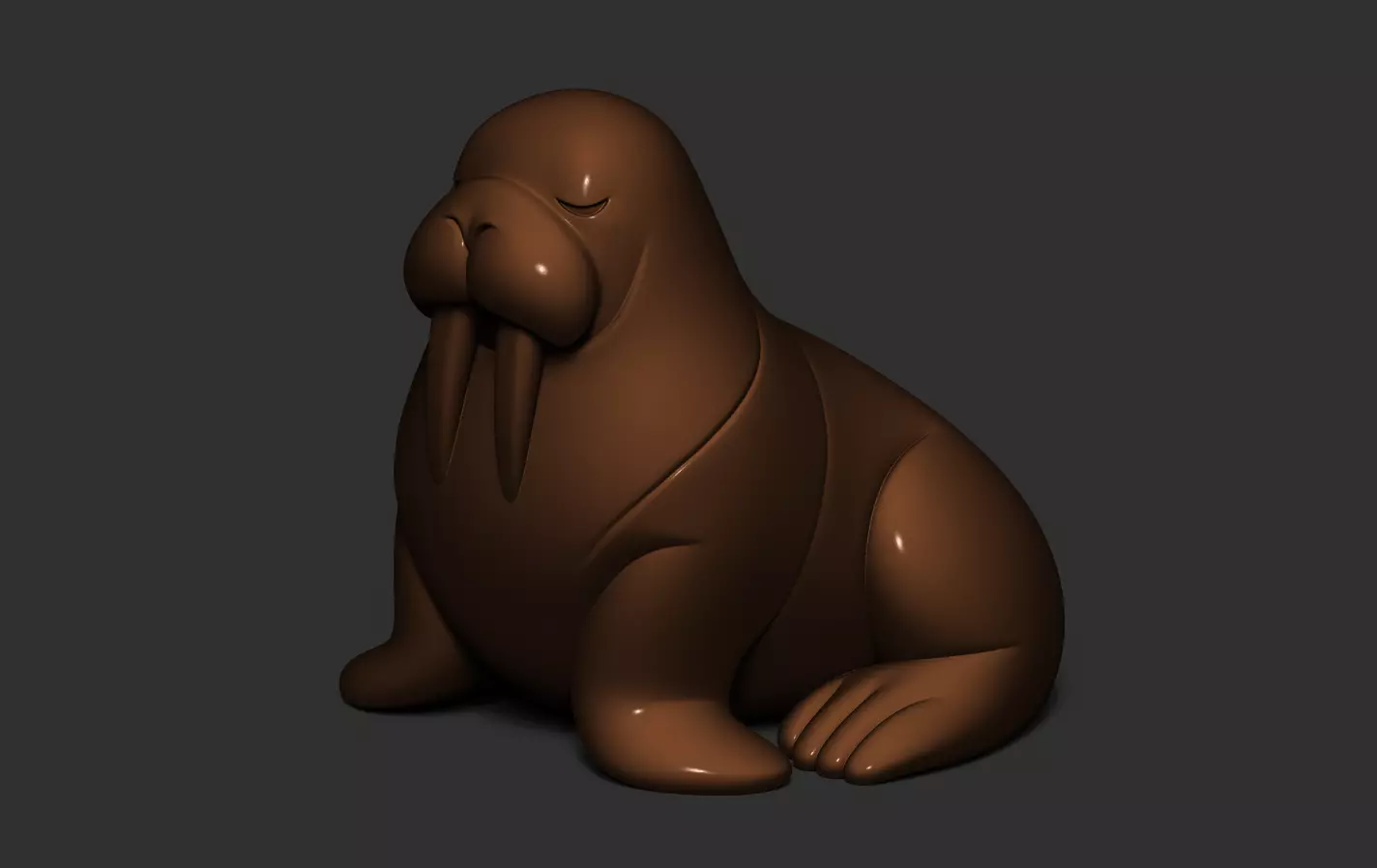 Walrus 3D print model_17