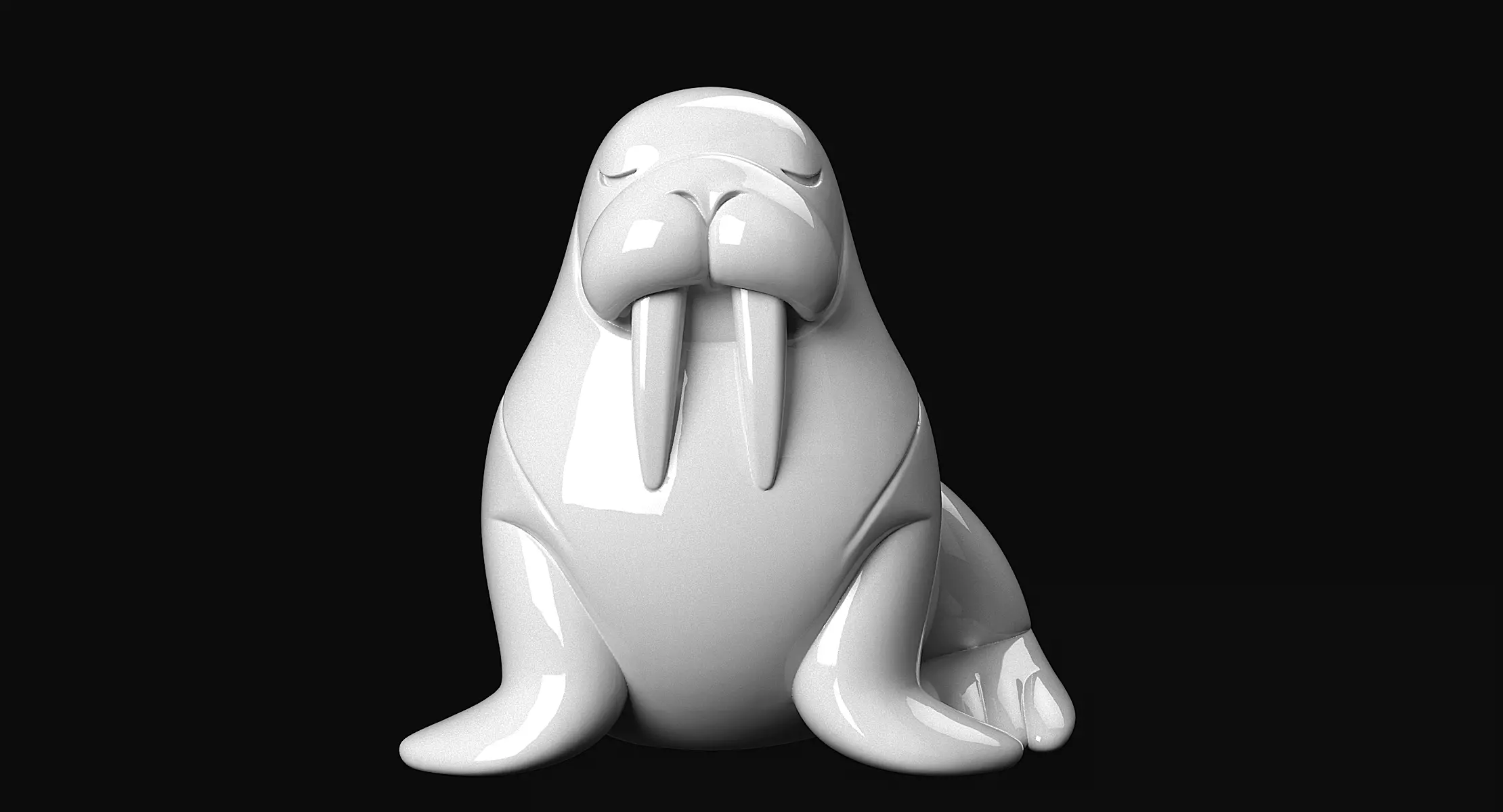 Walrus 3D print model_6
